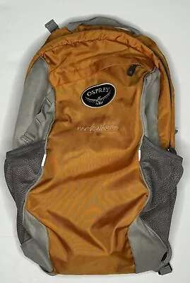 Osprey Backpack Halo LE Backwoods Lightweight Orange Gray Hiking Biking • $32