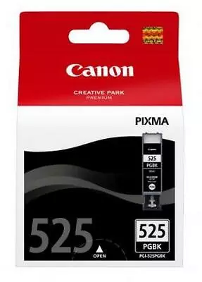 Genuine Canon PGI-525PGBK Black Ink Cartridge A- Unused Vat Inc • £98.40