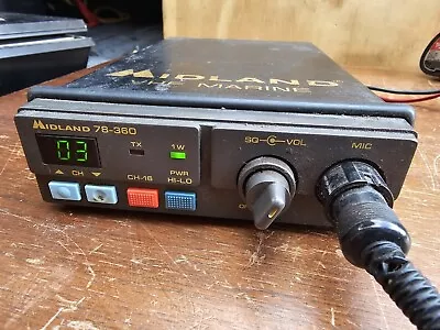 MidLand VHF Marine Radio 78-360 Vintage  Selling As Is • $39