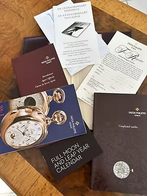 Vintage Patek Philippe Booklet Manual Set - Perpetual Chrono Tourbillon Repeater • $2495