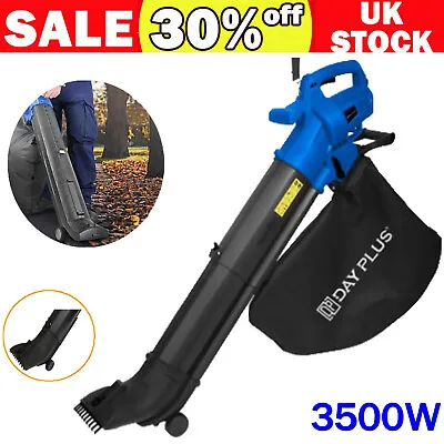 £38.90 • Buy Heavy Duty 3500w Electric Garden Leaf Grass Hedge Blower Hoover Vacuum Vac New