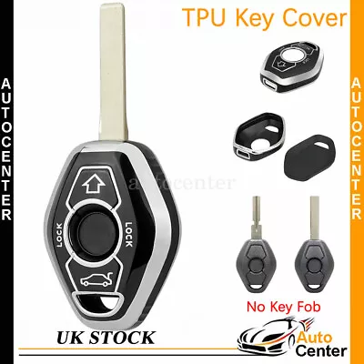 3B Diamond Remote Key Fob Case Protective Cover For BMW E46 E39 3 5 7 Series Z3 • £5.99