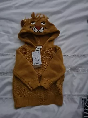 £20 • Buy Monsoon Baby Boy Lion Hoodie Age 6-12 Months *BNWT*