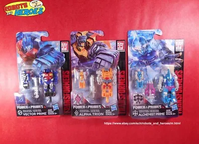 Transformers Alchemist Alpha Trion Vector Prime Masters MOC Power Of Primes Lot • $29.99