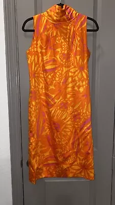 Vintage 1960s Dress Dynasty  Made In The British Crown Colony Of Hong Kong 12 • $99