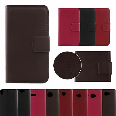 For XGODY SMARTPHONE- Genuine Real Leather Case Cover Wallet Protective Etui New • $23.57