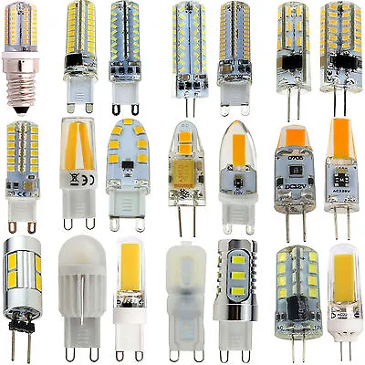 Dimmable G4 G9 E14 COB SMD LED Silicone Crystal Lamp 2835 Light Bulb 3W 5W 7W 9W • $1.85