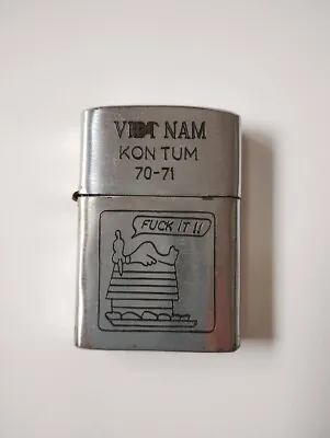 Used ZIPPO Brand Vietnam Lighter Snoopy Authentic Vintage Japan • $191