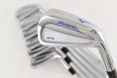 7pcs Mizuno MP-62 Forged Iron Set 4-5-6-7-8-9-P PW Dynamic Gold Stiff RH Irons • $249.99