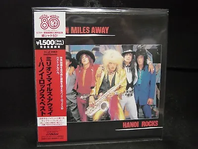 HANOI ROCKS Million Miles Away JAPAN MINI LP CD Cherry Bombz Jerusalem Slim 69 • $19.99