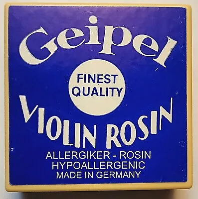 Geipel Violin/Viola Rosin #99  Hypoallergenic Made In Germany • $6.95