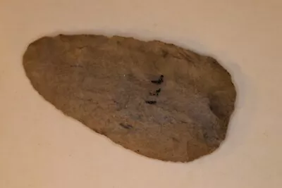 NATIVE AMERICAN Stone HAND AXE SCRAPER Artifact 3-3/8 Inches X 1-3/4 Inches • $13.50