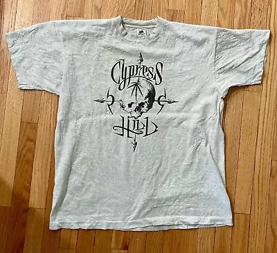 Vintage 1993 Cypress Hill Black Sunday Promo Shirt Rare Xl Raptee Grey Clean • $250