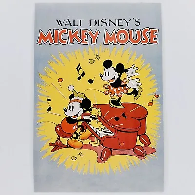 Mickey Mouse Postcard Art Of Disney Movie Poster Minnie Mouse Whoopie Party 1932 • $5