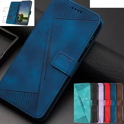 Flip Wallet Case Cover For Samsung Galaxy A3 A5 A6 Plus A8 J3 J4 J5 J6 J7 Xcover • £8.03