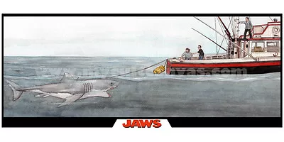 JAWS Art Print Poster Quint Hooper Brody DVD McFarlane Blu Ray Book Orca Boat • $30