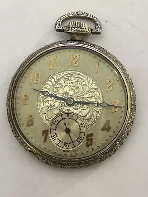 Vintage Swiss Lanco 30 12S 15J Ref: 5831939 Pocket Watch • $29.99