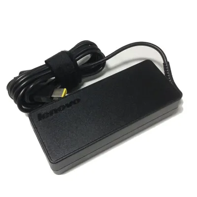 Original LENOVO 90W AC Square Tip Laptop Charger Adapter ADLX90NCC3A ADLX90NLC3A • £24.99