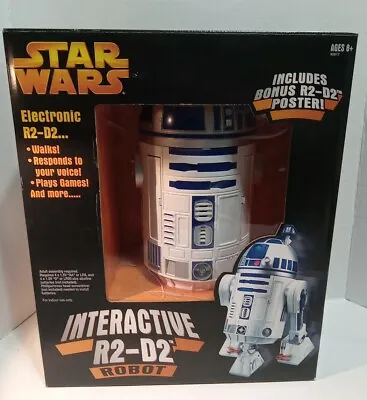 Star Wars R2-D2 Robot -Interactive Walks Plays Games Patrols 15+ Inches Tall • $225