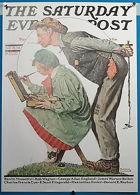 Norman Rockwell Saturday Evening Post Poster  Hayseed Critic  Print • $4.99