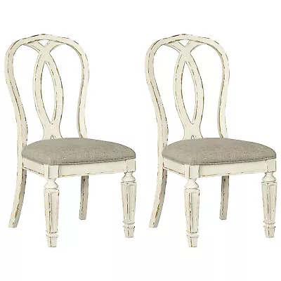 Signature Design By Ashley Realyn French Country Dining Chairs (2) White • $219.99