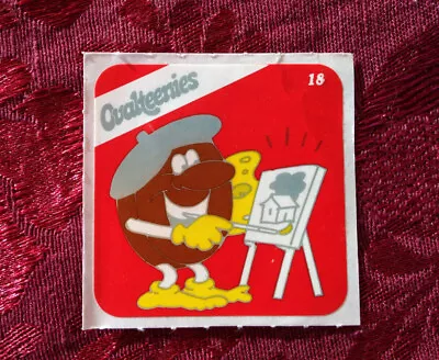 VINTAGE STICKER OVALTINE DRINK OVALTEENIES ACTIVITIES PAINTING No18 • $4.99