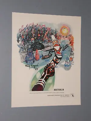 $9.99 • Buy 1946 Container Corporation Of America Ad Australia By Artist Philip Evergood