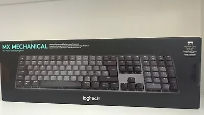 Logitech MX Mechanical Bluetooth Illuminated Keyboard NEW SEALED Inc VAT • £134.99