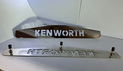 Kenworth  Trucks Semi Truck 24  X 4   Stainless Steel Mud Flap Weights-Set • $44.99