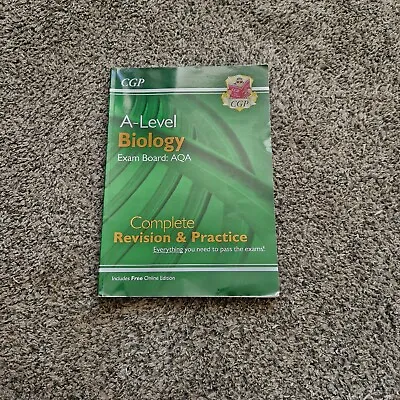A-Level Biology: AQA Year 1 & 2 Complete Revision & Practice Wit... By CGP Books • £4.99