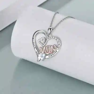 I Love You Forever MOM Heart Necklace • $7