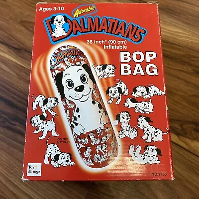 Adorable Dalmatians Inflatable Bop Bag 36 Inch Vintage No. 1755 Sealed • $38.87