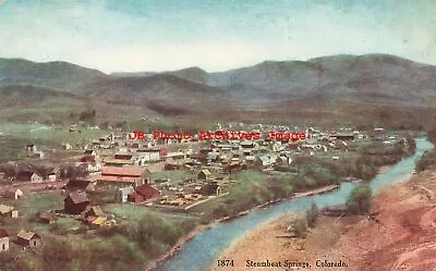 CO Steamboat Springs Colorado City Scene Williamson-Haffner Pub No 1874 • $3.99