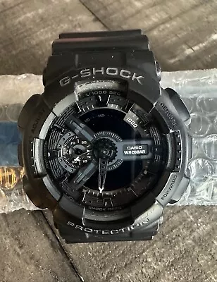 Casio G Shock Black Mens Watch GA-110 Module 5146 WR20BAR - Needs Battery • $30