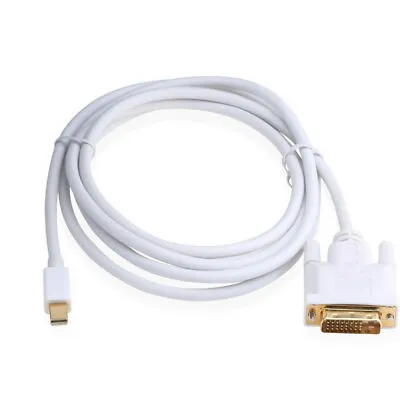 Mini Display Port Displayport Male To DVI Male Adapter Cable Cord 6Ft 1.8M • $7.98