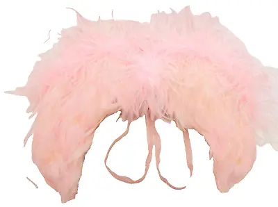 Pink Ostrich Feather Wings Baby Kid Infant Angel Fairy Christmas Costume Prop  • $49