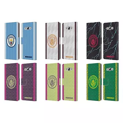 Man City Fc 2023/24 Badge Kit Leather Book Wallet Case For Samsung Phones 3 • £17.95