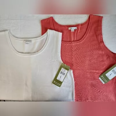 Erin London Scoop Neck Tank Bundle Women’s L NWT • $21.99