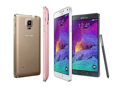 Samsung Galaxy Note 4 32GB T-Mobile Android Smartphone - LIGHT LCD SHADOW BURN • $66.99