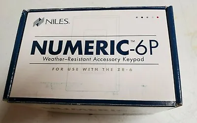 $19.99 • Buy Niles Numeric 6P Weather Resistant Accessory Pad For ZR-6 Receiver 3 Color Kit