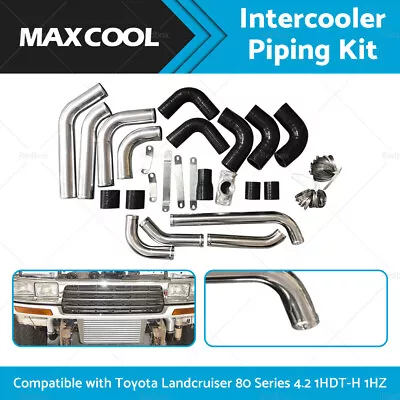 Intercooler Piping Kit Suitable For Toyota Landcruiser 80 Series 4.2 1HDT-H 1HZ • $508.90