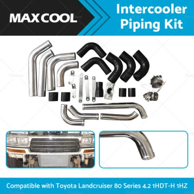 Intercooler Piping Kit Suitable For Toyota Landcruiser 80 Series 4.2 1HDT-H 1HZ • $490.90