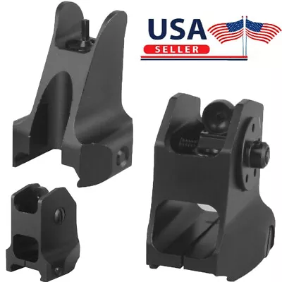 1 Pair Tactical Fixed Front Rear Iron Sights Set For DD Rapid Backup Hunting USA • $14.95