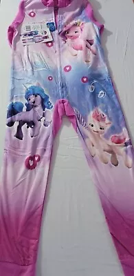 Girls My Little Pony Pajamas Size 8 Long Sleeve W/hood • $15