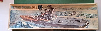 1973 Airfix Russian Moskva Helicopter Carrier 1/600 Model Kit 05202-9 • $15