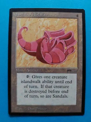 🔨 Sandals Of Abdallah 🔨 Arabian Nights Vintage 1993 MTG | NM/Unplayed • $29.95