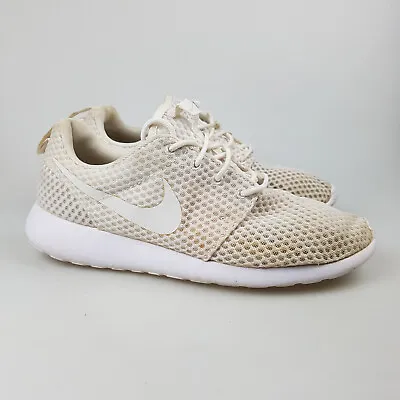 Men's NIKE 'Roshe One Breath' Sz 9 US Runners Shoes White | 3+ Extra 10% Off • $34.99