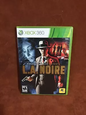 MICROSOFT XBOX 360 ~ L.A. NOIRE ~ With Manual & Film Strips ~ 2011 • $5.95