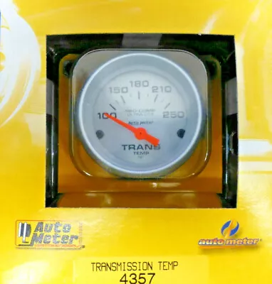 Auto Meter 4357 Ultra Lite Pro Comp Electric Transmission Temp Gauge 100-250 F • $79.99