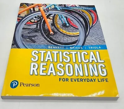 Pearson Statistical Reasoning For Everyday Life Plus MystatLab Statistics • $60